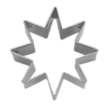Cookie cutter star 4.5 cm, 8-pointed