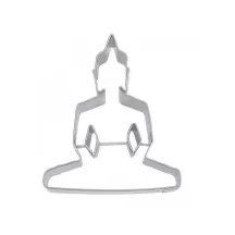 Buddha cookie cutter, 7 x 6 x 2 cm