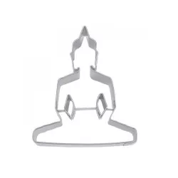 Buddha cookie cutter, 7 x 6 x 2 cm