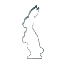 Cookie cutter rabbit standing