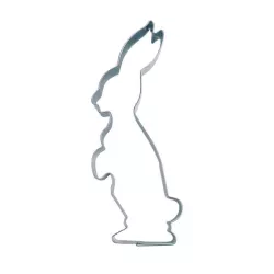Cookie cutter rabbit standing