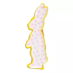 Cookie cutter rabbit standing