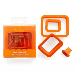 Cookie cutter set Rectangle, 4-piece, 1.5–7.5 cm