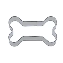 Stainless steel bone cookie cutter for dog biscuits