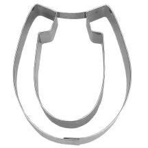 Stainless steel horseshoe cookie cutter