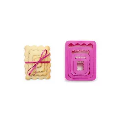 Emporte-pièces rectangulaires cannelés