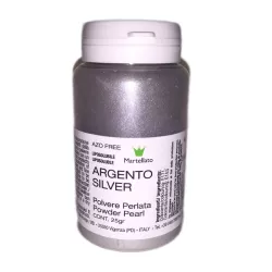 Metallic powder paint silver, 25 g