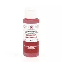 Colored cocoa butter Dark red, highly glittering