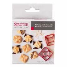 Emporte-pièce moulin à vent en pâte feuilletée, 2 pièces