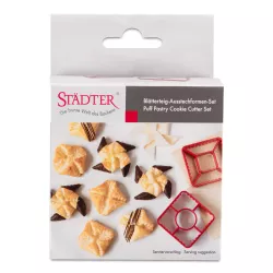 Emporte-pièce moulin à vent en pâte feuilletée, 2 pièces