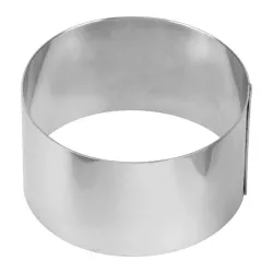Anneau à dessert Ø 8 cm, hauteur 6 cm
