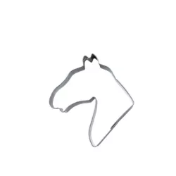 Cookie cutter horse's head, large
