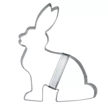 Cookie cutter rabbit sitting large