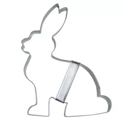 Cookie cutter rabbit sitting large