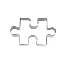 Emporte-pièce pour biscuits Pièce de puzzle, 6 x 3.9 x 2 cm