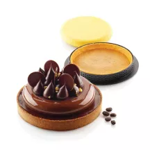 Tart set round Ø 15 cm with molds and silicone topping