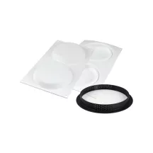 Tart set round Ø 15 cm with molds and silicone topping