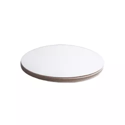 Dischi per torta bianchi Ø 22 cm - Set da 10