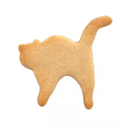 Cookie cutter cat with hump