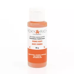 Colored cocoa butter orange strong glittering