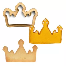 Emporte-pièce couronne en plastique pour biscuits de princesse