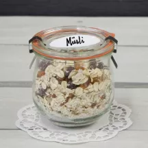 WECK Tulpengläser 370 ml, 6er-Set inkl. Glasdeckel