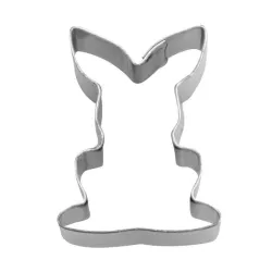 Mini-Ausstecher Hase aus Edelstahl, 2 cm