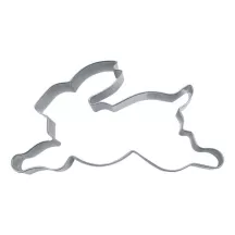 Hasen-Ausstecher springend aus Edelstahl für Ostern