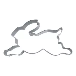 Jumping stainless steel bunny cutter for Easter