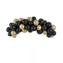 Ballonbogen "Schwarz und Gold"