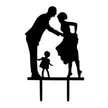 Cake topper "Famiglia"