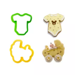 Hello Baby 2-piece cookie cutter