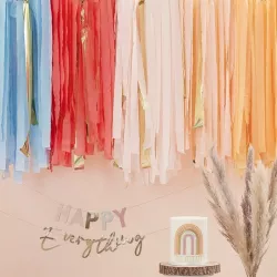Luftschlangen-Girlande "Pastel"