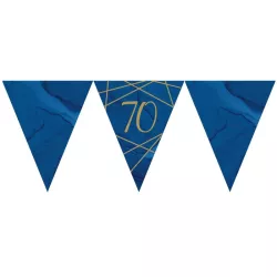 Catena con pennacchio numero "Navy & Gold" - Numero: 70