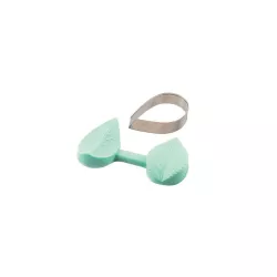 Leaf Kit silicone mould and cookie cutter