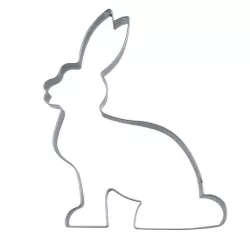 Guetzli-Ausstecher Hase sitzend mittel