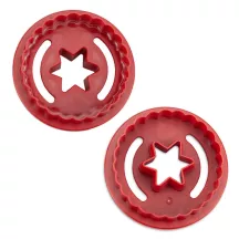Ausstecher 2 in 1 Stern Gewellt