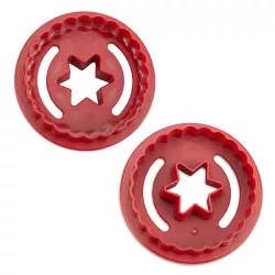 Cookie cutter 2 in 1 star wavy