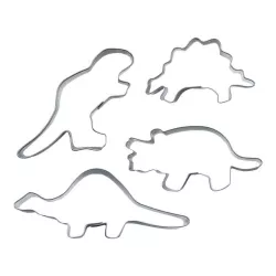 Dinosaurier Ausstecher-Set, Edelstahl