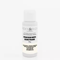Colored cocoa butter Polar White