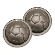 Mini-moules à pâtisserie Football Ø 8.5 cm, set de 2