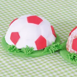 Mini-moules à pâtisserie Football Ø 8.5 cm, set de 2