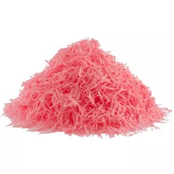 Pink confetti made from edible paper