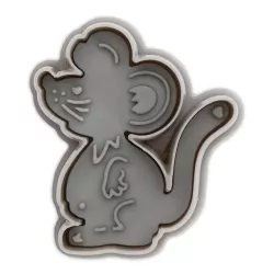 Emporte-pièce souris avec éjecteur et gaufrage