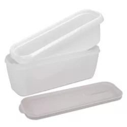 Contenitore per gelato a doppia parete con coperchio, 1,3 l
