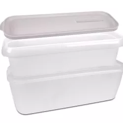 Contenitore per gelato a doppia parete con coperchio, 1,3 l