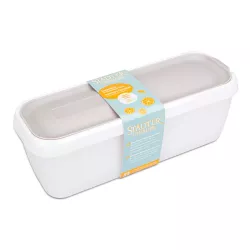 Bac à glace à double paroi avec couvercle, 1,3 l