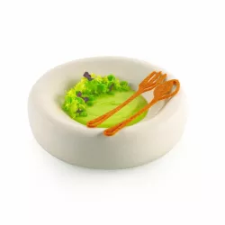 Silicone mold for Hüppen spoon and fork, 20 pieces