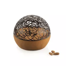 Silikonform Set mit Giessform, Kugel abgeflacht Ø 15 cm