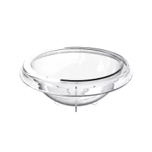 Silikonform Set mit Giessform, Kugel abgeflacht Ø 15 cm